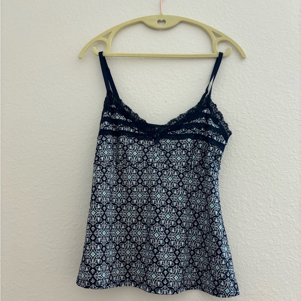 y2k x Vintage Laura Ashley Lace Tank